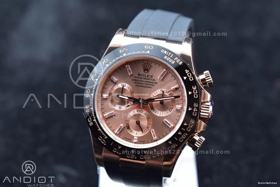Best on 763 Strap BTF HighQuality Oysterflex 116515 SA 1:1 Edition Rubber RG Dial Daytona 0822